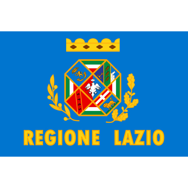 Bandera de Lazio Italia 150x90 cm Satén