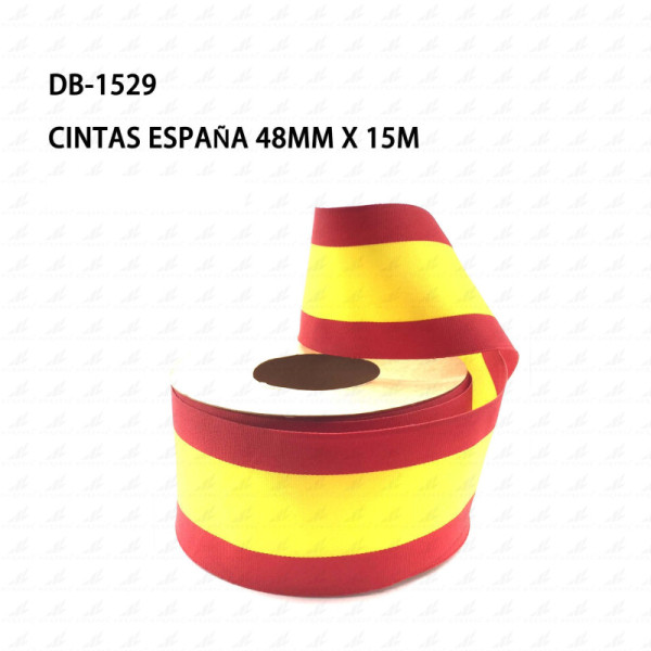 Cintas Pulsera Bandera España 48mm x 15m