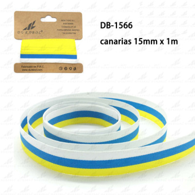 Cintas Pulsera Bandera Canarias 15mm x 1m