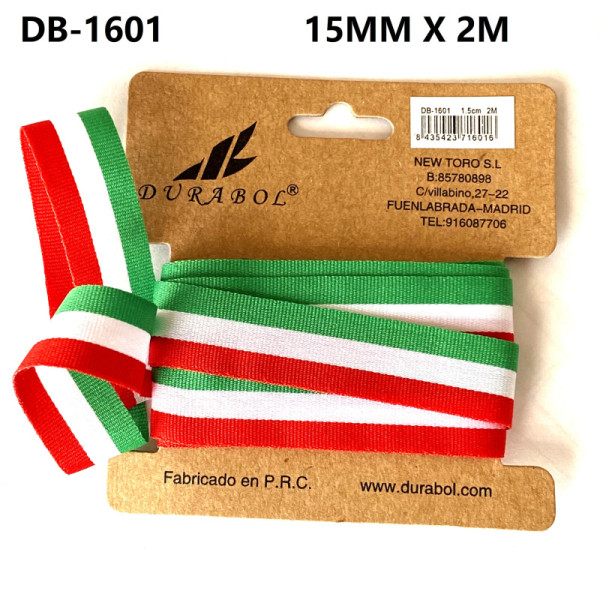 Cintas Pulsera Bandera Euskadi 15mm x 2m