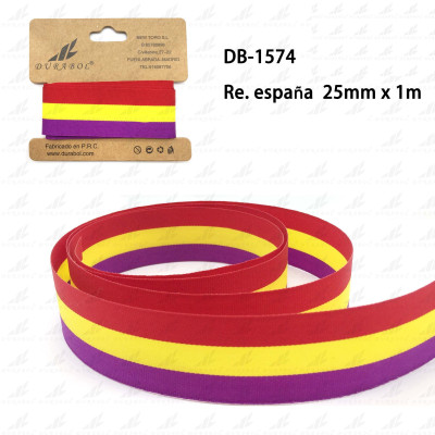 Cintas Pulsera Bandera Republica Española 25mm x 1m