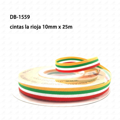 Cintas Pulsera Bandera La Rioja 10mm x 25m
