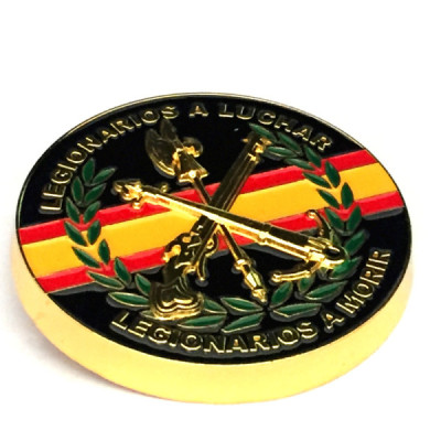 Iman Nevera Legión Negro 6x9 cm Metal