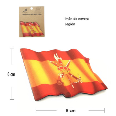 Iman Nevera Legión 1Pcs 6x9 cm Resina