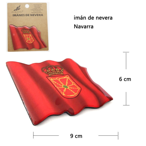 Iman Nevera Navarra 1Pcs 6x9 cm Resina