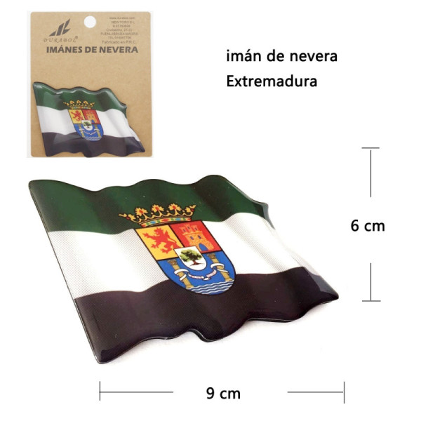 Iman Nevera Extremadura 1Pcs 6x9 cm Resina