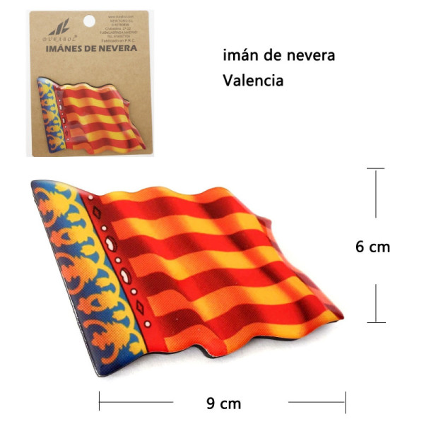 Iman Nevera Comunidad Valencia 1Pcs 6x9 cm Resina