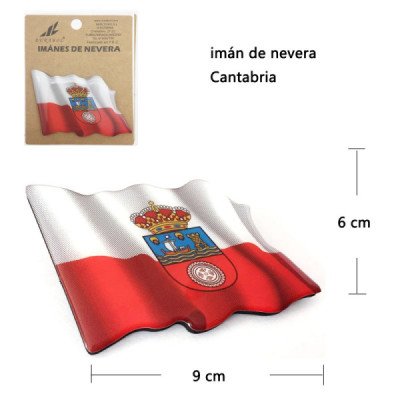 Iman Nevera Cantabria 1Pcs 6x9 cm Resina