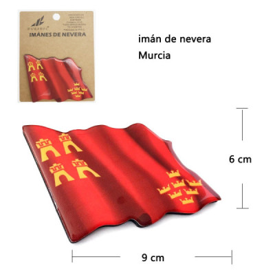 Iman Nevera Murcia 1Pcs 6x9 cm Resina