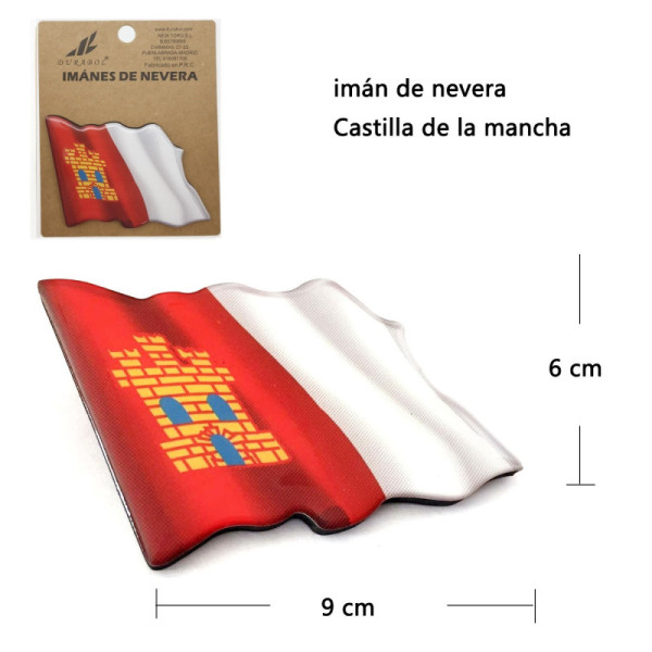Iman Nevera Castilla-La Mancha 1Pcs 6x9 cm Resina