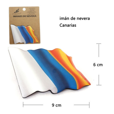 Iman Nevera Islas Canarias 1Pcs 6x9 cm Resina