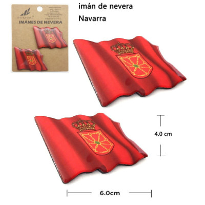 Iman Nevera Navarra 2Pcs 4x6 cm Resina