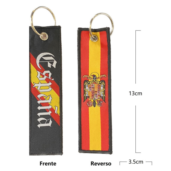 Llavero Tela Bandera Aguila