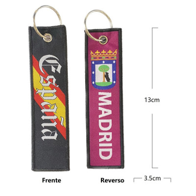 Llavero Tela Ciudad de Madrid