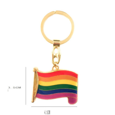 Llavero Metal LGBT Arcoiris