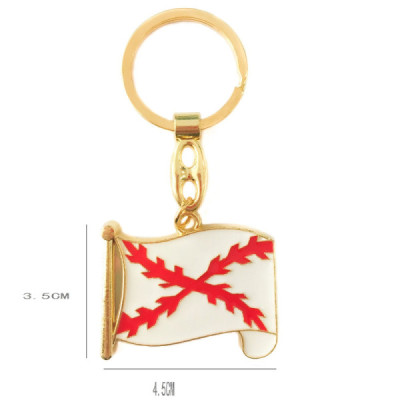 Llavero Metal Borgoña